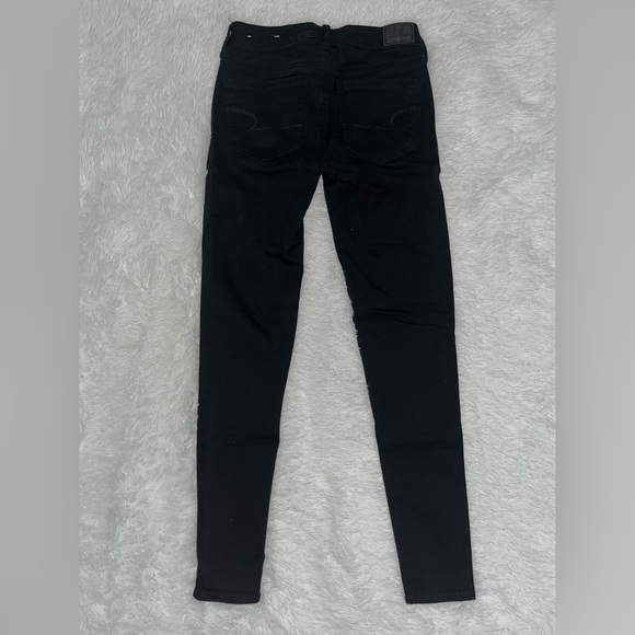 Black, No-Rip, Jeggings - Inseam: 28 in. - Size: 4 Long - Picture 2 of 2